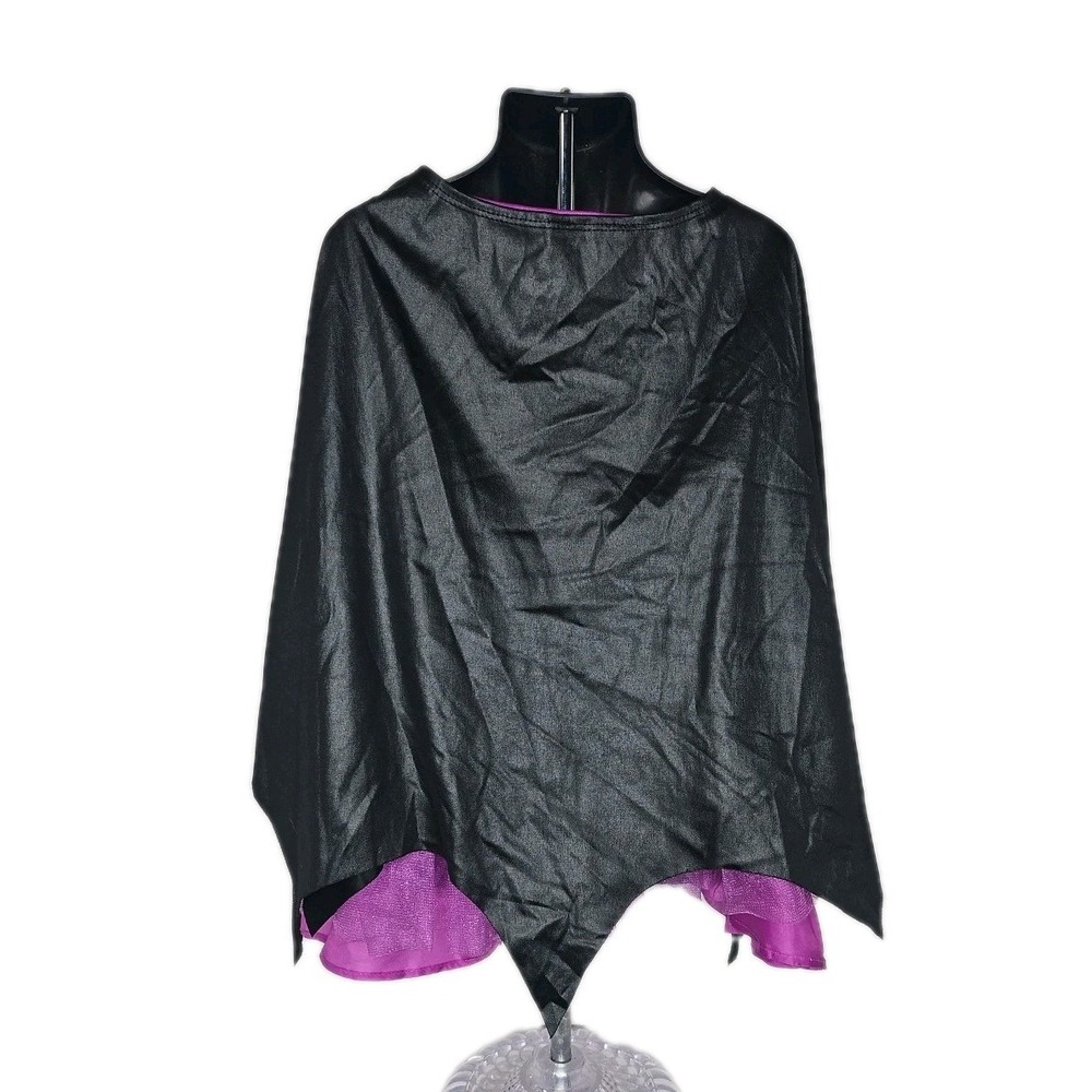DC Super Hero‎ Girls BATGIRL Costume Child's Size 4-6 Purple Dress, Belt, & Cape - Picture 5 of 8